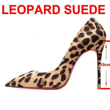 Load image into Gallery viewer, Pumps Sexy Red Bottom Women Red High Heel Shoes Pointed