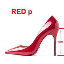 Load image into Gallery viewer, Pumps Sexy Red Bottom Women Red High Heel Shoes Pointed