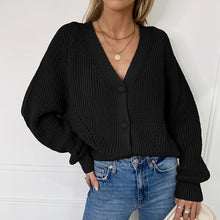 Load image into Gallery viewer, Solid Casual Oversize Warm Knitted Cardigan