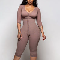 Solid Color Shapewear New Breasted One Piece Shapewear High