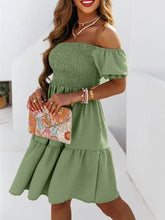 Load image into Gallery viewer, Solid Dress Sexy Off Shoulder
