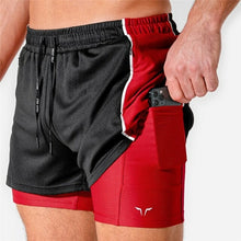 Load image into Gallery viewer, jogging shorts mnner 2 in 1 gym shorts ausbildung - Sophornlilly