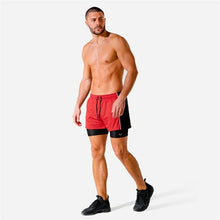 Load image into Gallery viewer, jogging shorts mnner 2 in 1 gym shorts ausbildung - Sophornlilly