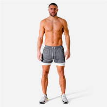 Load image into Gallery viewer, jogging shorts mnner 2 in 1 gym shorts ausbildung - Sophornlilly