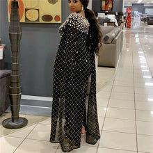 Load image into Gallery viewer, Sparkly Sequin Bodycon Long Party Dress Women Luxury Long Cap Sleeve - Sophornlilly
