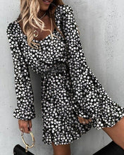 Load image into Gallery viewer, Spring And Autumn Fashion Women's Mini Dresses With Square Collar And - Sophornlilly