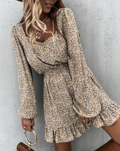 Load image into Gallery viewer, Spring And Autumn Fashion Women's Mini Dresses With Square Collar And - Sophornlilly