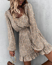 Load image into Gallery viewer, Spring And Autumn Fashion Women's Mini Dresses With Square Collar And - Sophornlilly