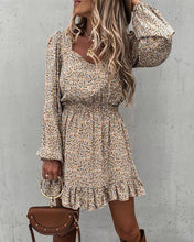 Load image into Gallery viewer, Spring And Autumn Fashion Women's Mini Dresses With Square Collar And - Sophornlilly