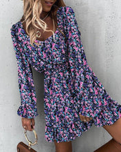 Load image into Gallery viewer, Spring And Autumn Fashion Women's Mini Dresses With Square Collar And - Sophornlilly