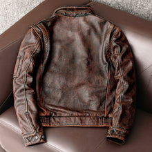 Load image into Gallery viewer, Spring And Autumn New Genuine Leather Jacket Men Vintage Coat