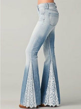 Load image into Gallery viewer, Spring Autumn New Slim Stretch Casual Women Jeans Lace Splice