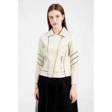 Load image into Gallery viewer, Spring Autumn New Women Faux Leather Jacket Zipper Basic Short Coat