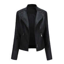Load image into Gallery viewer, Spring Autumn Pu Faux Leather Jacket