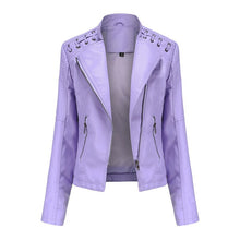 Load image into Gallery viewer, Spring Autumn Pu Faux Leather Jacket