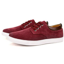 Load image into Gallery viewer, Spring Autumn Retro Wine Red High Qualtiy Men&#39;s Casual Shoes