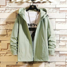 Load image into Gallery viewer, Spring Cargo Jacket Men Solid Color Outerwear Fashion Hooded