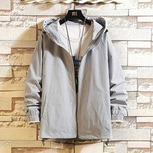 Load image into Gallery viewer, Spring Cargo Jacket Men Solid Color Outerwear Fashion Hooded