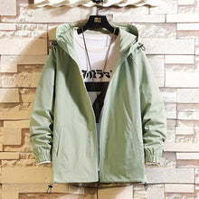 Load image into Gallery viewer, Spring Cargo Jacket Men Solid Color Outerwear Fashion Hooded