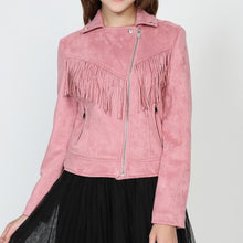 Load image into Gallery viewer, Spring Casual Fashion brand Tassels Artificial Suede Leather Slim