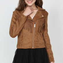 Load image into Gallery viewer, Spring Casual Fashion brand Tassels Artificial Suede Leather Slim