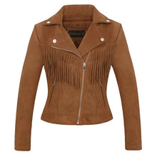 Load image into Gallery viewer, Spring Casual Fashion brand Tassels Artificial Suede Leather Slim