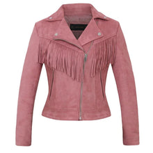Load image into Gallery viewer, Spring Casual Fashion brand Tassels Artificial Suede Leather Slim