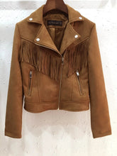 Load image into Gallery viewer, Spring Casual Fashion brand Tassels Artificial Suede Leather Slim