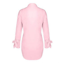 Load image into Gallery viewer, Elegant Soft Turn-down Collar Flare Blouse