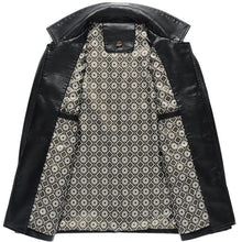 Load image into Gallery viewer, Spring Pop Men Leather Jacket Turn down Collar Business Casual PU