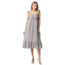 Load image into Gallery viewer, Spring Simple Solid Sweet Nightdress Summer Dress Cotton Women's