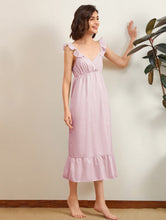 Load image into Gallery viewer, Spring Simple Solid Sweet Nightdress Summer Dress Cotton Women's