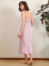 Load image into Gallery viewer, Spring Simple Solid Sweet Nightdress Summer Dress Cotton Women's