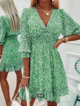 Load image into Gallery viewer, Beach Floral Print Dress