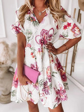 Load image into Gallery viewer, Beach Floral Print Dress