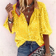 Load image into Gallery viewer, Buttoned Up Shirt Polka Dot