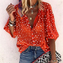 Load image into Gallery viewer, Buttoned Up Shirt Polka Dot