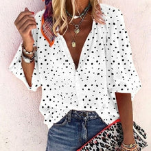 Load image into Gallery viewer, Buttoned Up Shirt Polka Dot