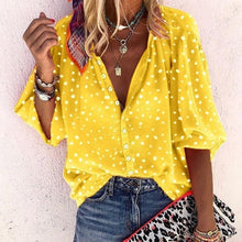 Load image into Gallery viewer, Buttoned Up Shirt Polka Dot