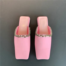 Load image into Gallery viewer, Spring Women's Pumps Low Heels Dress Shoes Square Toe Slip On Chunky