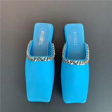Load image into Gallery viewer, Spring Women's Pumps Low Heels Dress Shoes Square Toe Slip On Chunky