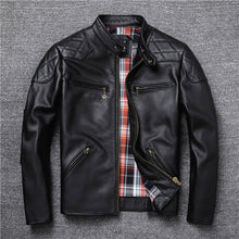 Load image into Gallery viewer, Spring and Autumn  Motorcycle Jacket Men Genuine