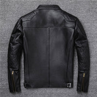 Spring and Autumn  Motorcycle Jacket Men Genuine