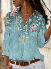 Load image into Gallery viewer, Loose Long-sleeved Shirt