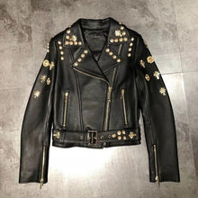 Load image into Gallery viewer, Spring coat women autumn new brand heavy clothes genuine leather