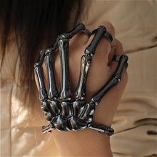 Load image into Gallery viewer, Steam Punk Bracelet For Men Gothic Hand Skull Skeleton Elasticity