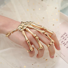 Load image into Gallery viewer, Steam Punk Bracelet For Men Gothic Hand Skull Skeleton Elasticity