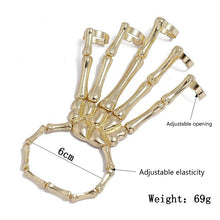 Load image into Gallery viewer, Steam Punk Bracelet For Men Gothic Hand Skull Skeleton Elasticity