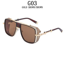 Load image into Gallery viewer, Steampunk Sunglasses For Men Square Retro