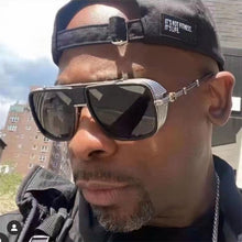 Load image into Gallery viewer, Steampunk Sunglasses For Men Square Retro